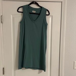 Pact Aqua Sleeveless V-Neck Top